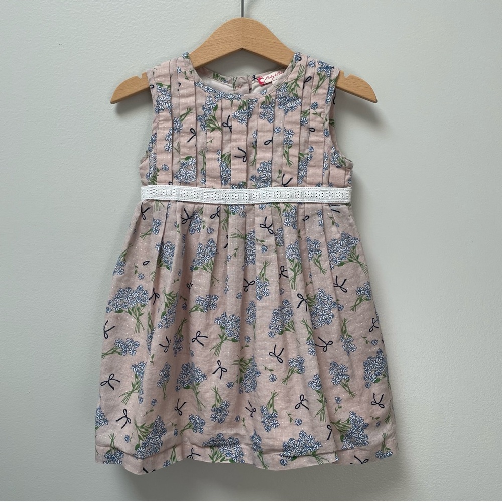Ruby & Bloom floral/bows/lace dress set Size 24 months